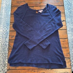 Lilly Pulitzer Roll Neck Split Hem Sweater L